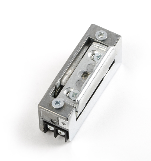 zaczep elektromagnetyczny R4 z blokadą 12V
