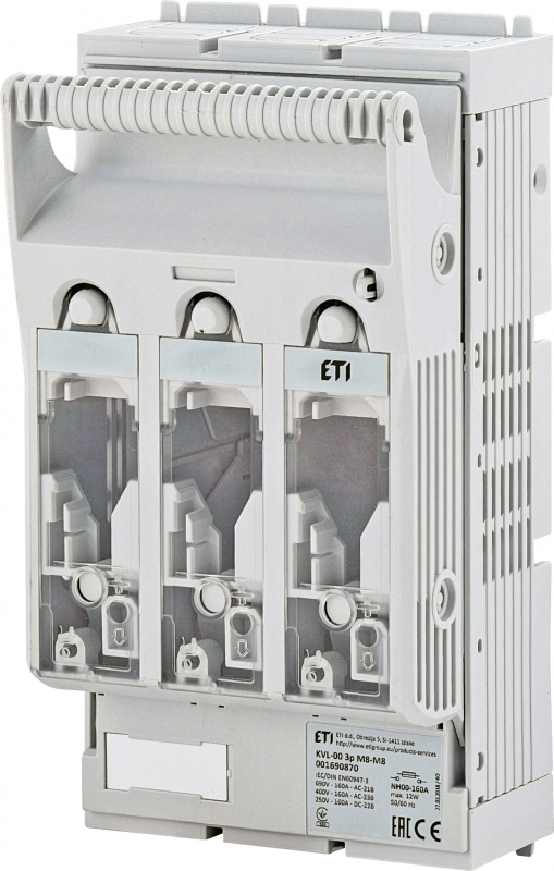 rozłącznik bezp KVL-00 3P M8-M8