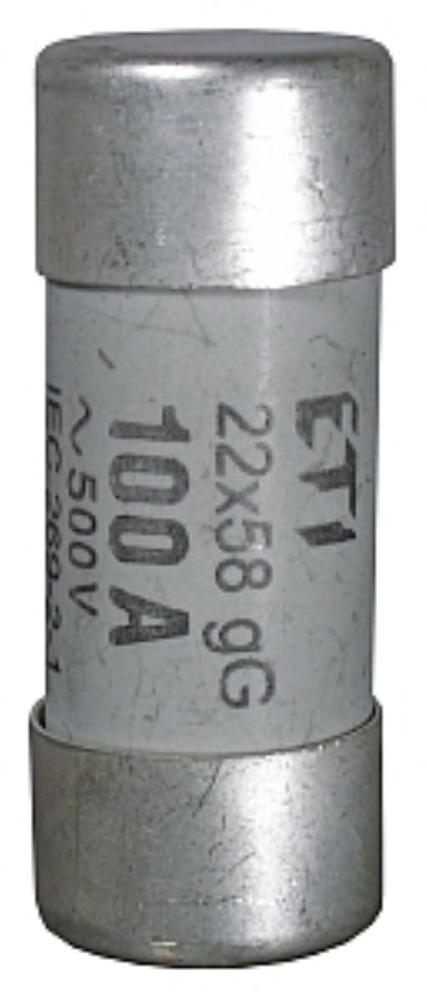 wkładka topikowa cylin.22x58 100A gG