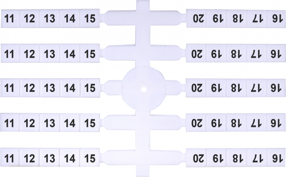 oznacznik 11-20 (EO3) elastycz.(20x10szt.)