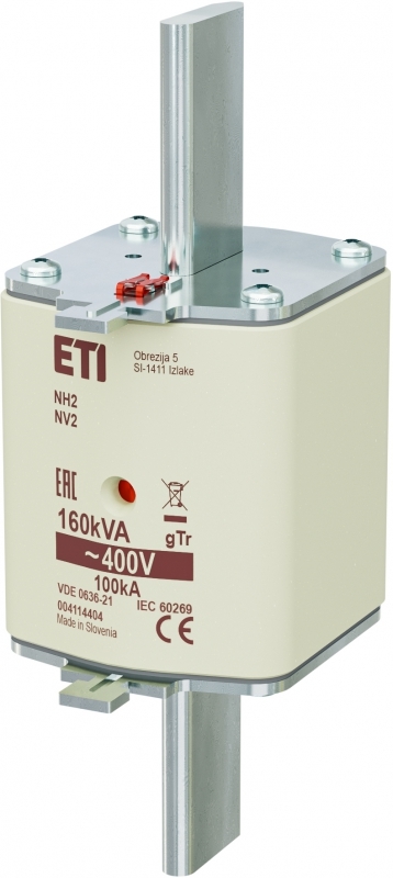 NH2 gTr 231A/400V 160kVA Wkładka topikowa przemysłowa - transformatorowa