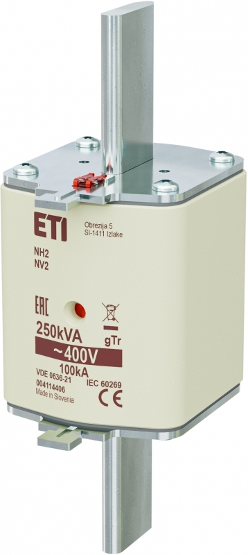NH2 gTr 361A/400V 250kVA Wkładka topikowa przemysłowa - transformatorowa