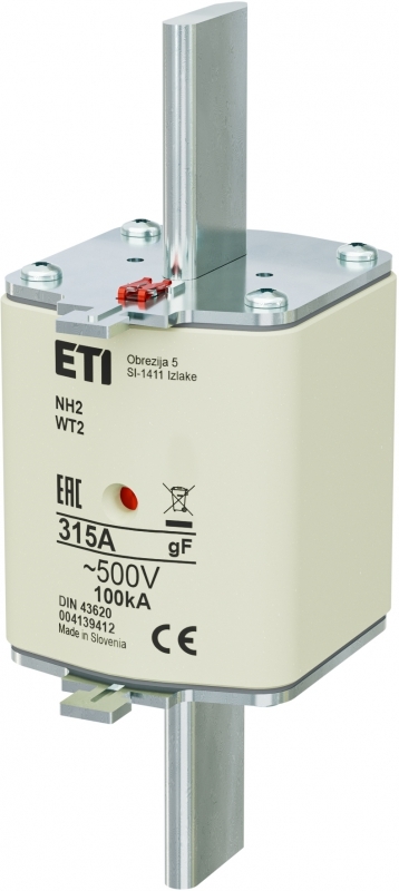 NH2/WT2 gF 315A/500V Wkładka topikowa przemysłowa szybka