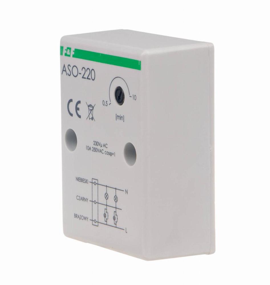 automat schodowy z przyłączem kablowym 10A 230V