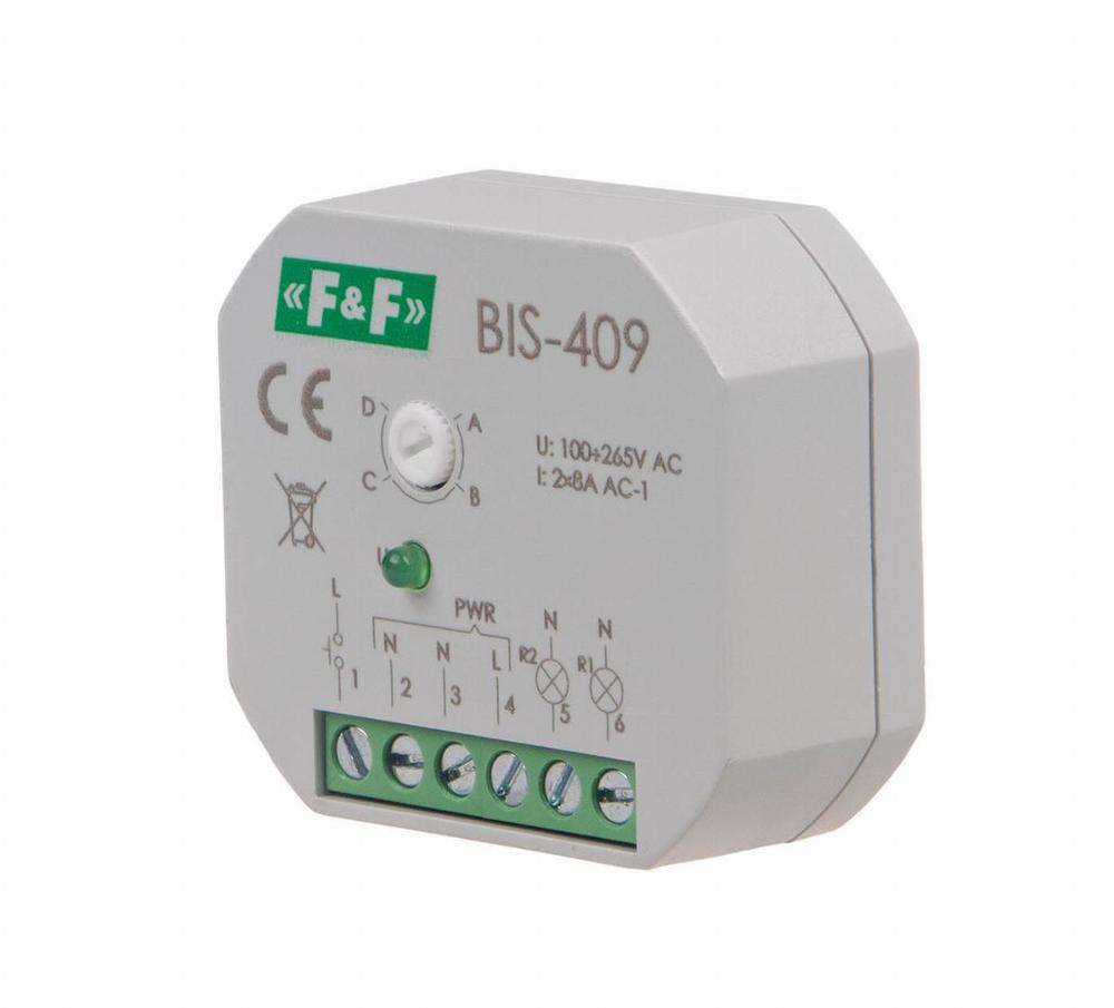 przekaźnik bistabilny BIS-409 do puszki 4 funkcyjny
