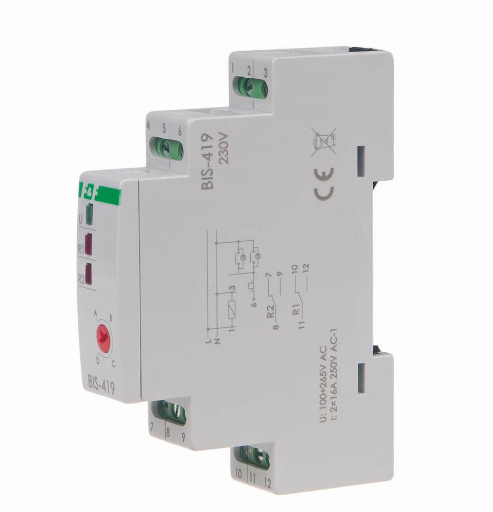 przekaźnik bistabilny BIS-419 4 funkcyjny 2-kan.