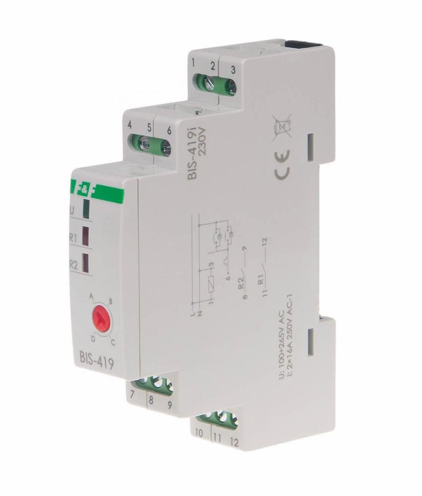 przekaźnik bistabilny BIS-419i 4 funkcyjny 2-kan. INR