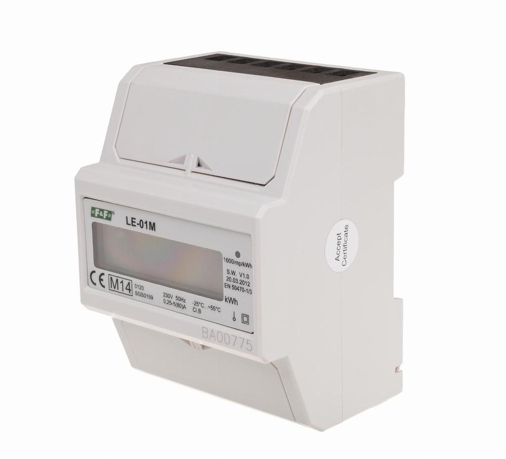 licznik energii elektrycznej 1 fazowy LE-01M MODBUS RS-485