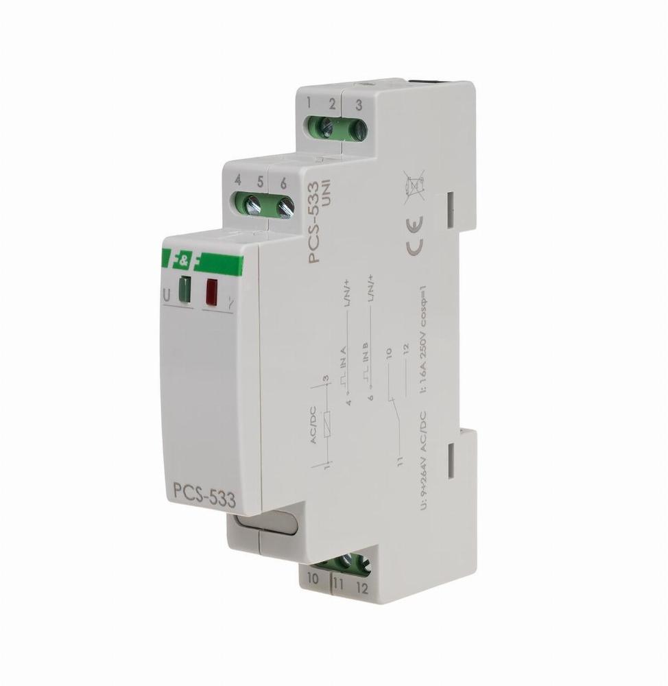 przekaźnik czasowy PCS-533 9-264V AC/DC 16A NFC