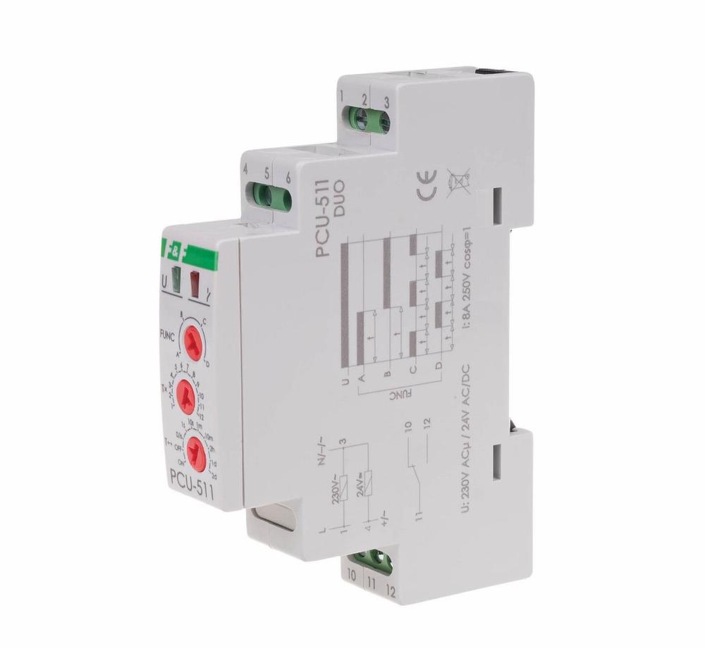 przekaźnik czasowy PCU-511DUO 24/230V