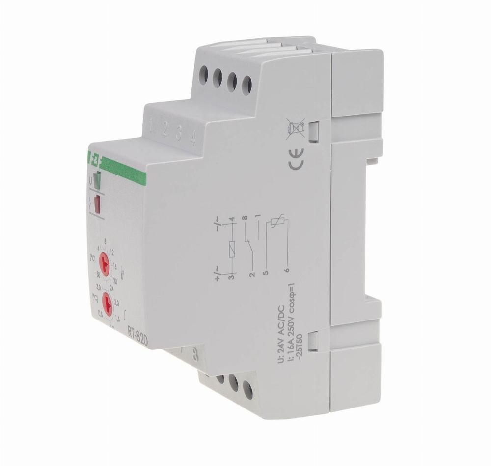 Regulator temperatury - zakres temperatur 4÷30°C montaz na szynie DIN, styk: 1NO/NC 230V AC