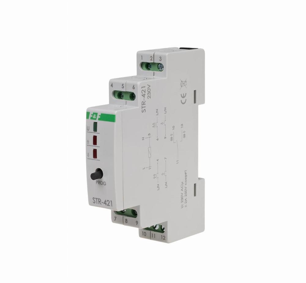 Sterownik roletowy, dwuprzyciskowy STR-421 napięcie 230V AC