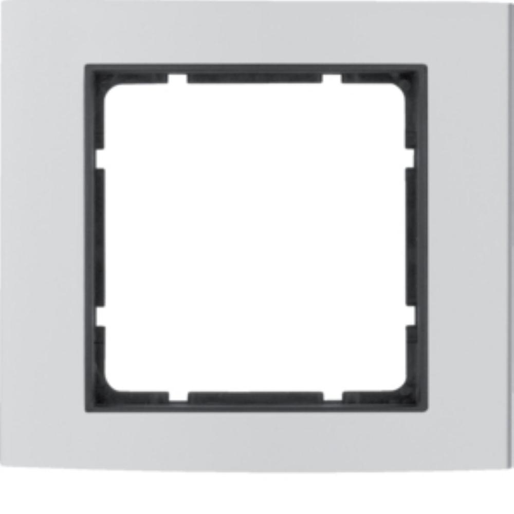 ramka B.3 1-kr.aluminium/antracyt