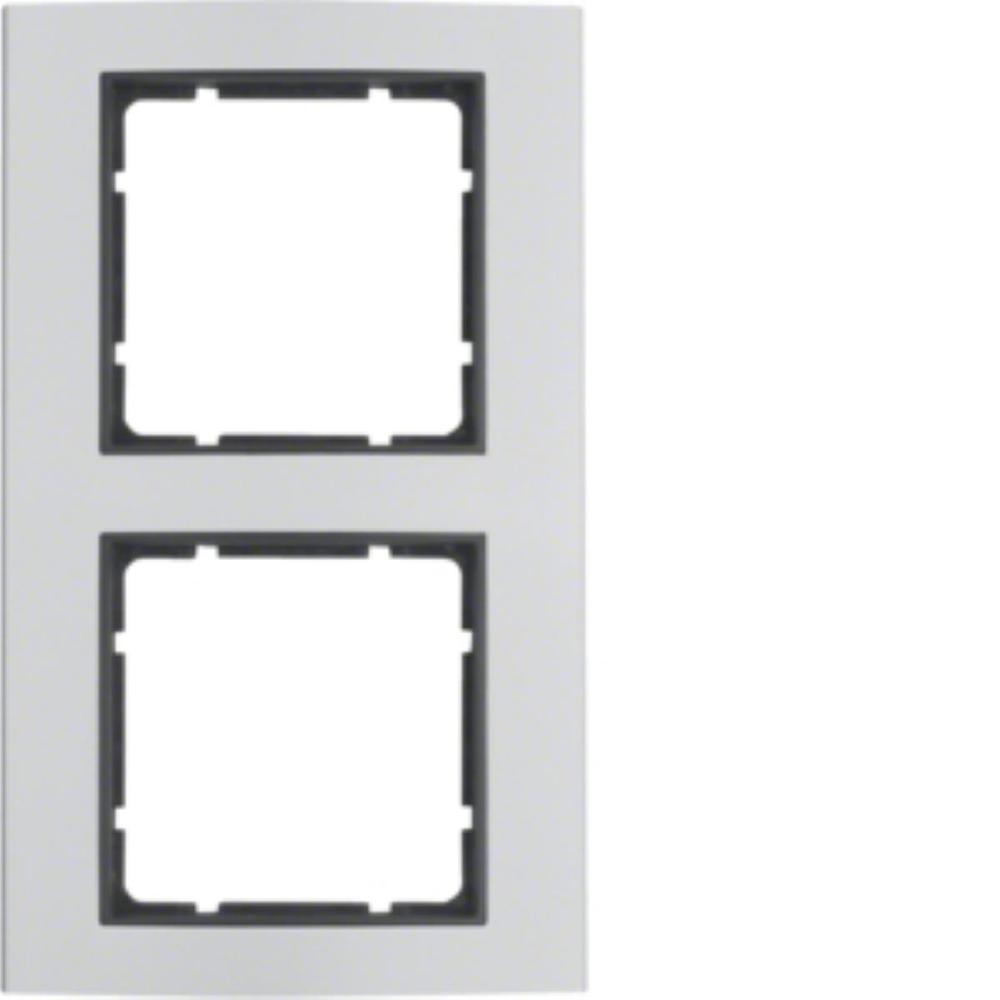 ramka B.3 2-kr.aluminium/antracyt