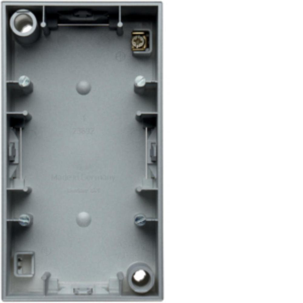 puszka KWADRAT 2-kr.n/t aluminium mat