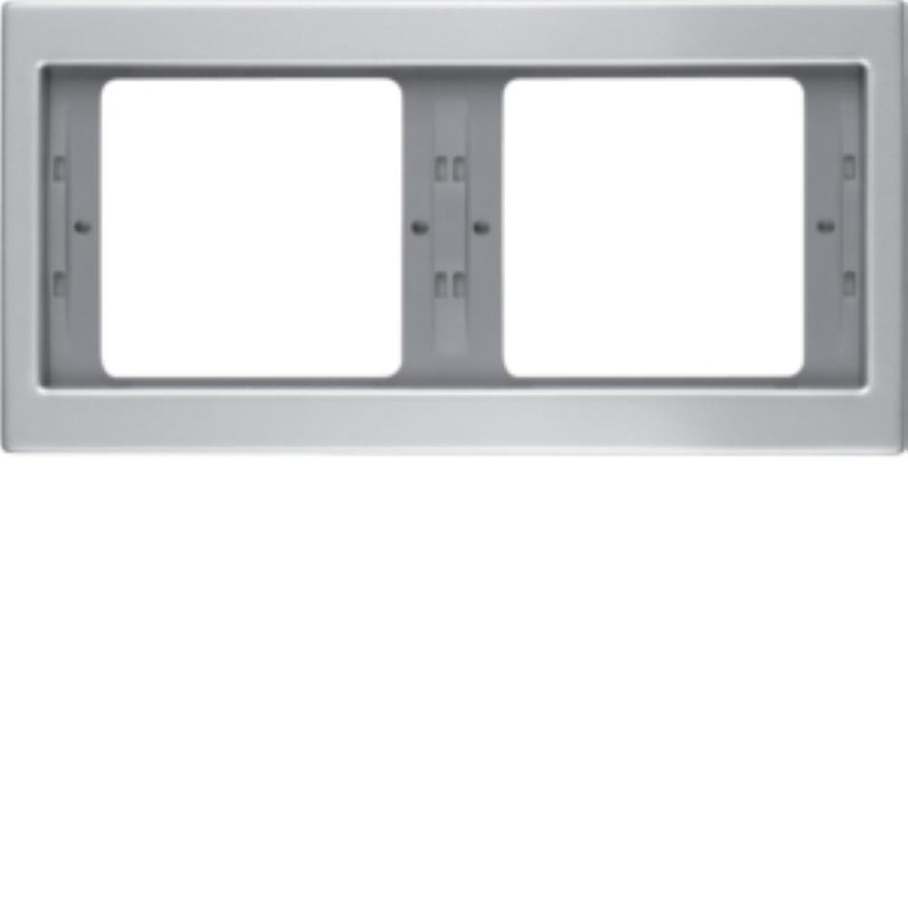 ramka K.5 2-kr.poziom.aluminium