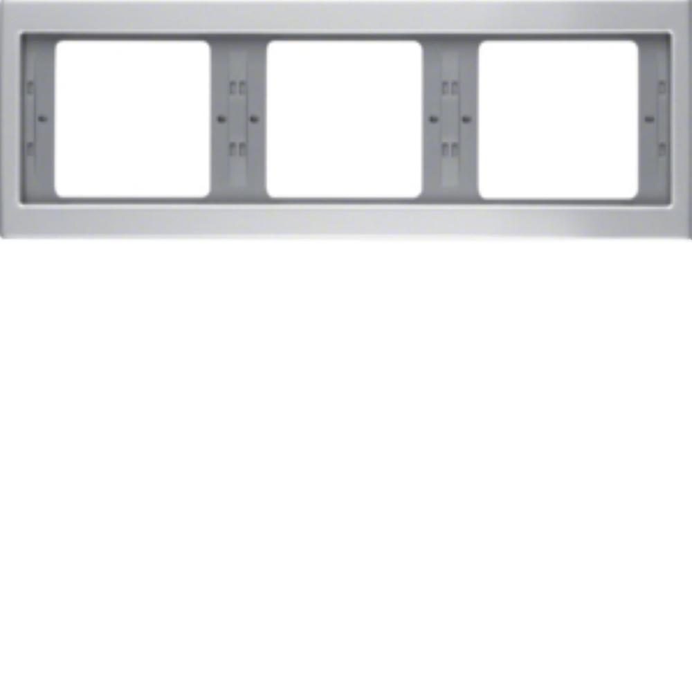 ramka K.5 3-kr.poziom.aluminium