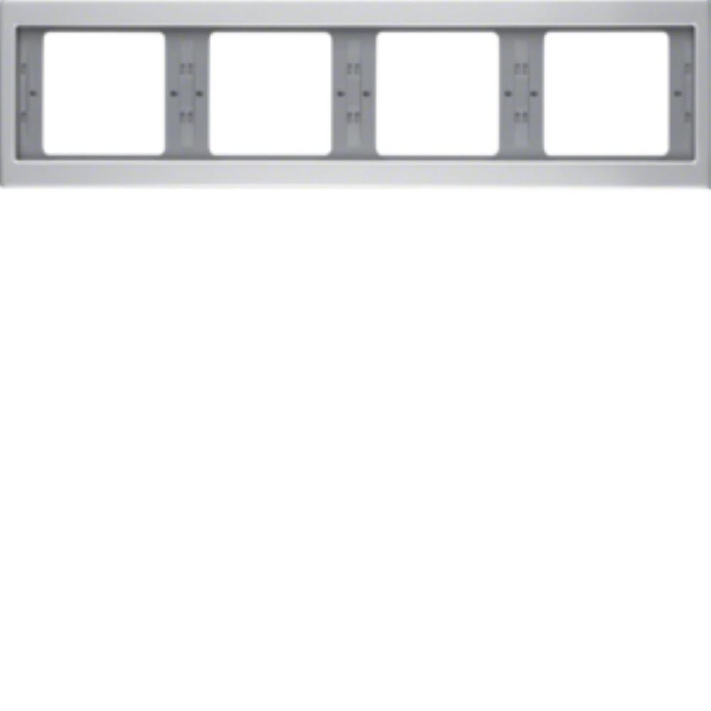 ramka K.5 4-kr.poziom.aluminium