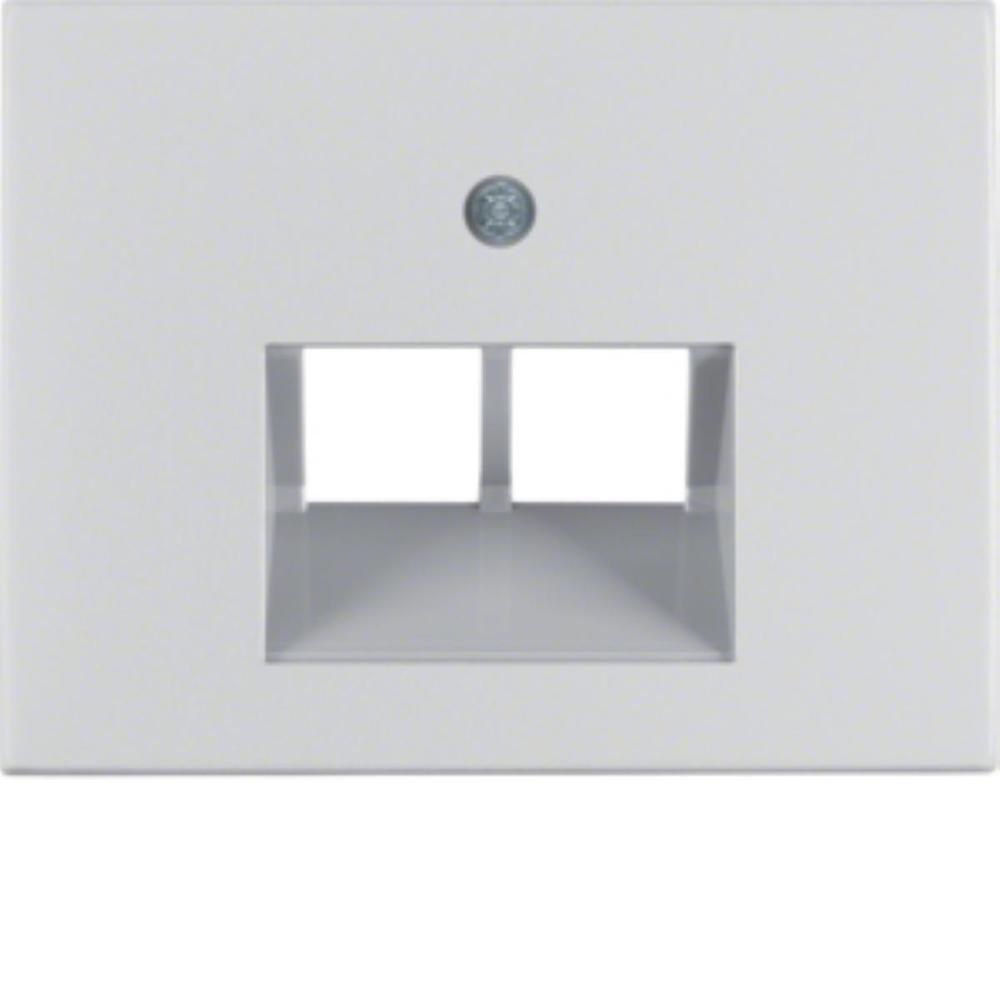 płytka K.5 czołowa do gn.przylacz.UAE 2-kr. aluminium
