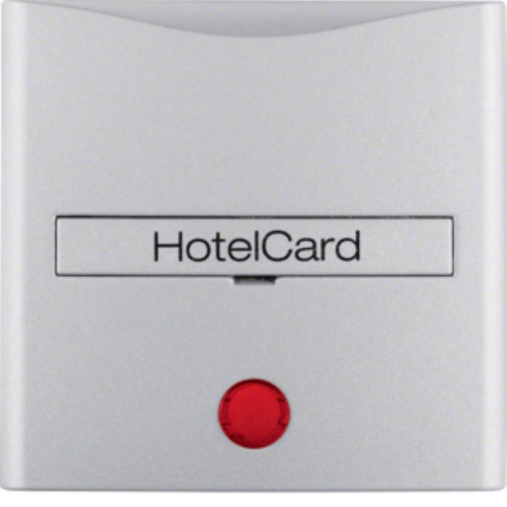 łącznik B.7 na karte hotel.-nasadka z nadruk. czerwo.soczew.aluminium