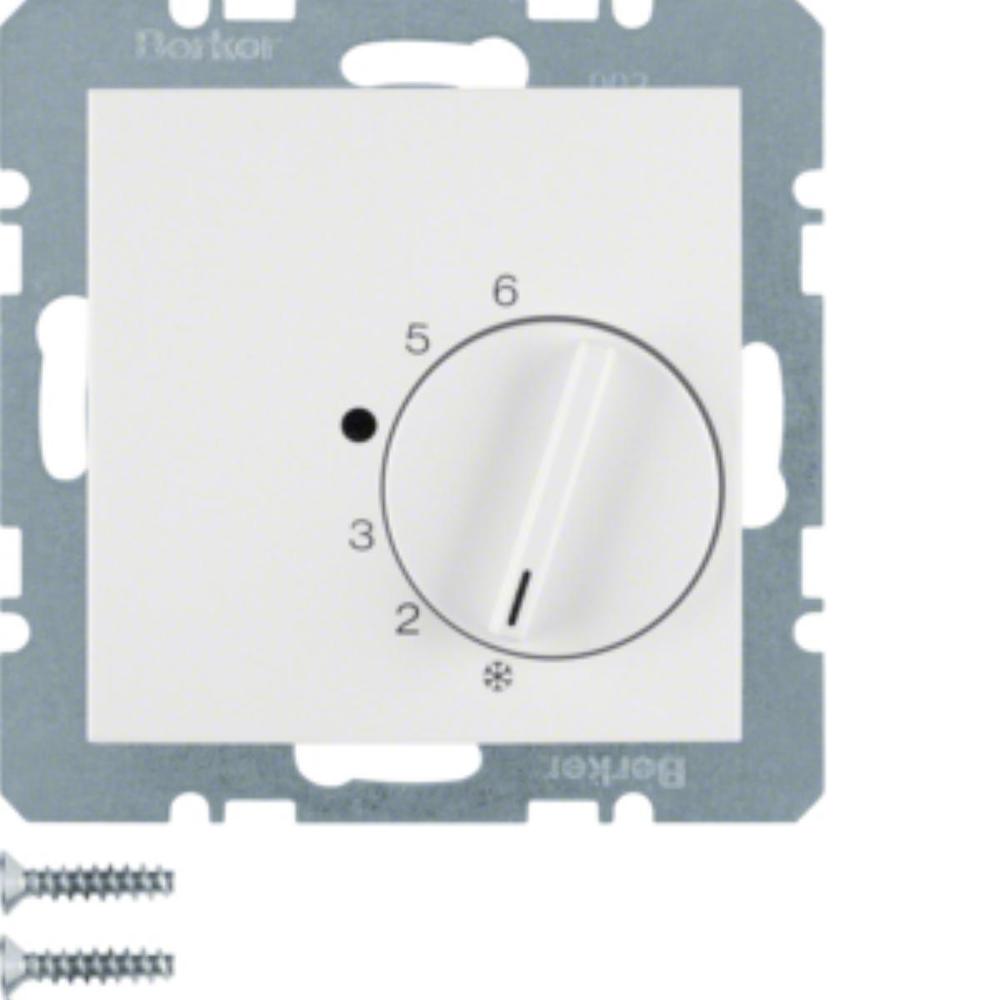 regulator temp.KWADRAT pomiesz.z zestyk.zmien elem.centr.biały