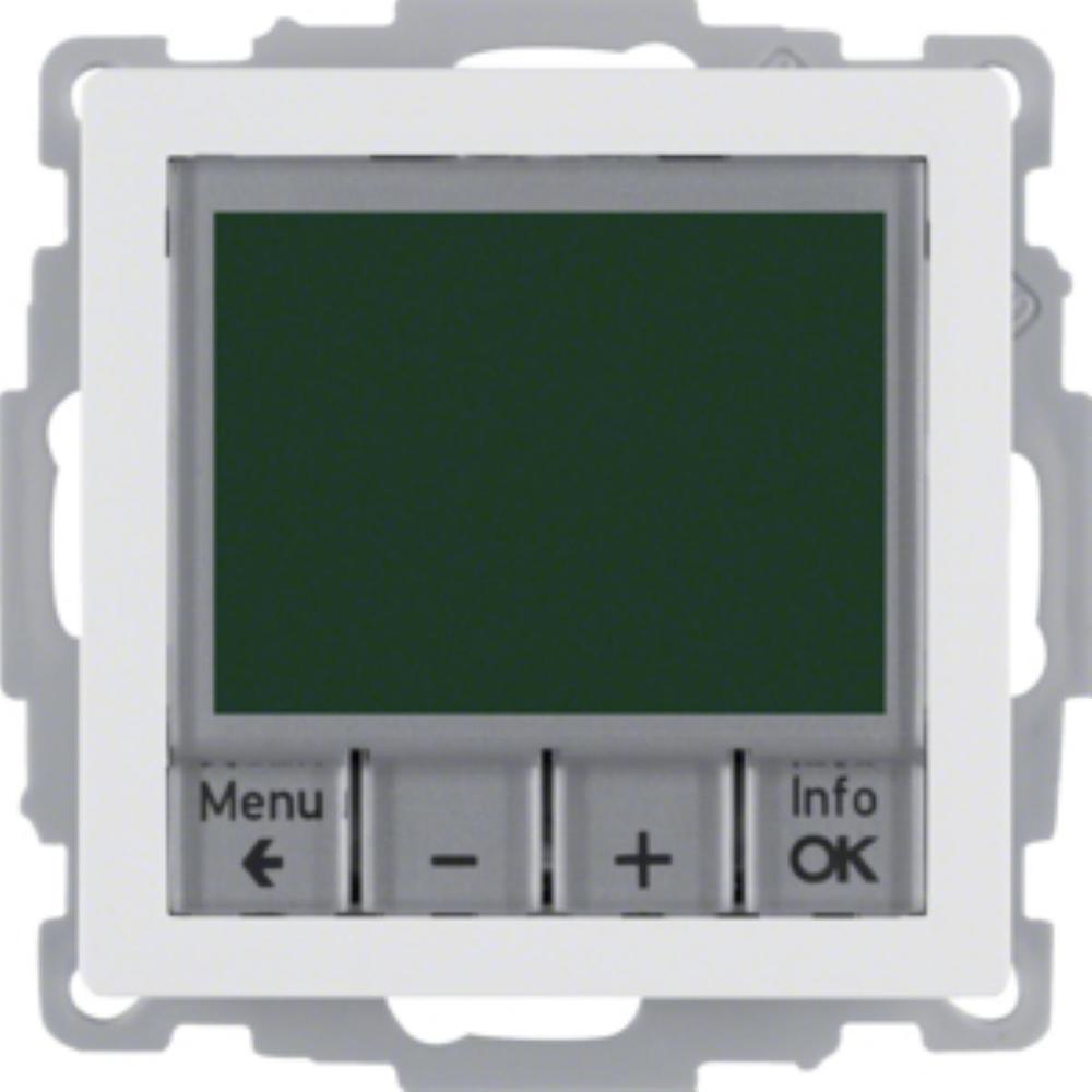 regulator temp.Q.1 ze stero.czas.i elem.centr biały aksamit