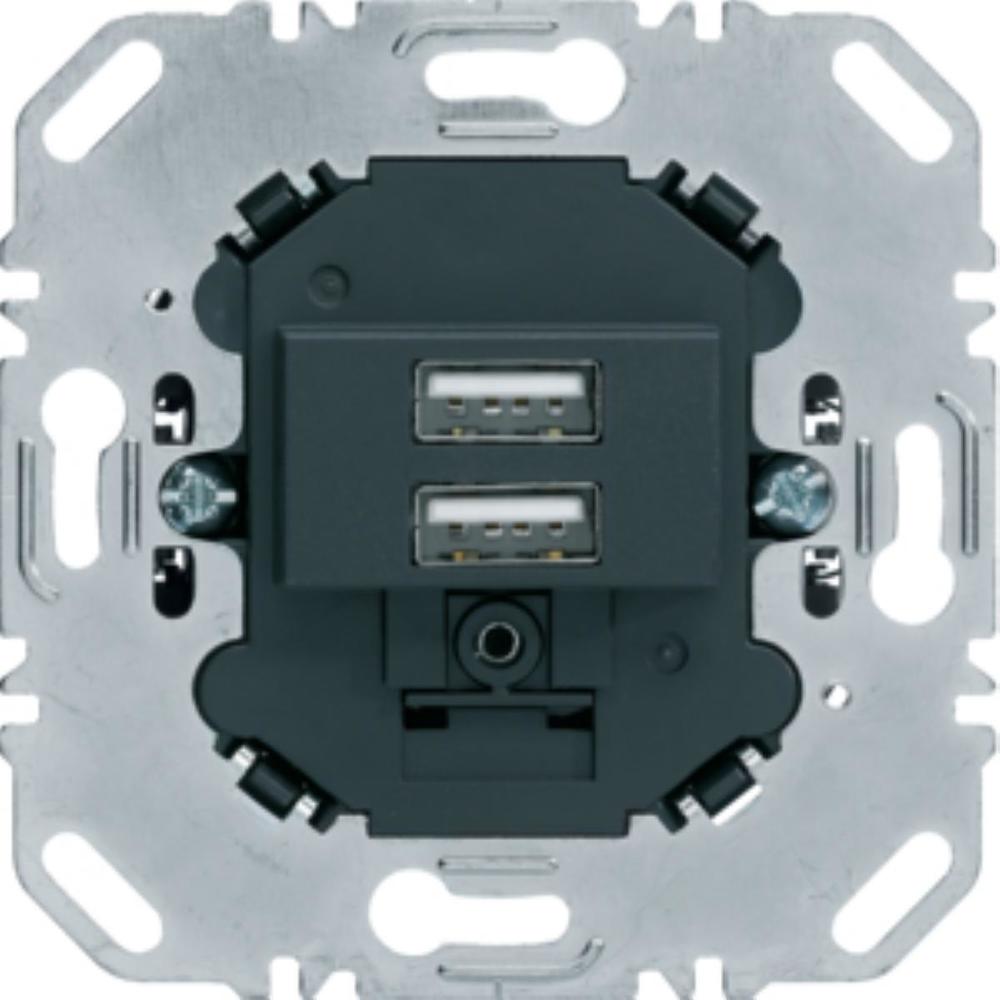gniazdo ONE.PLATFORM USB ładowania 3.0 antracytowe matowe