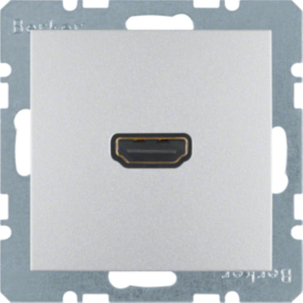 gniazdo B.7 HDMI aluminium matowe 