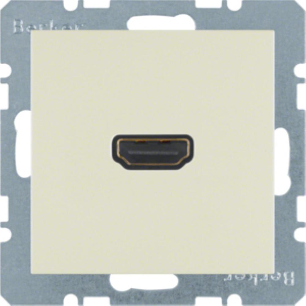 gniazdo S.1 HDMI kremowe polysk