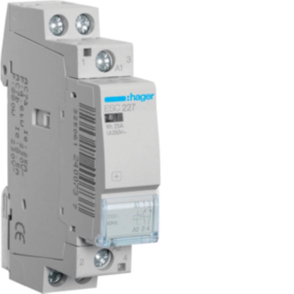 Stycznik 230VAC 1NO+1NC 25A AC-7a/b