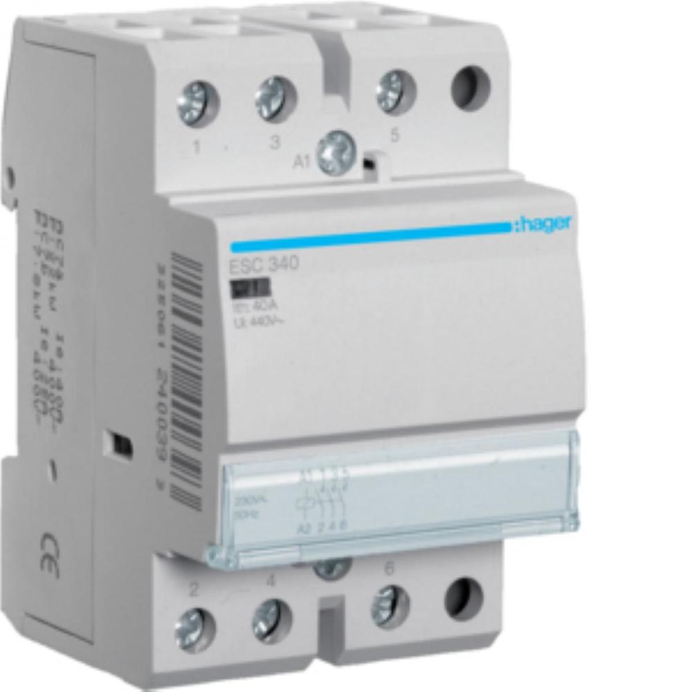 Stycznik 230VAC 3NO 40A AC-7a/b