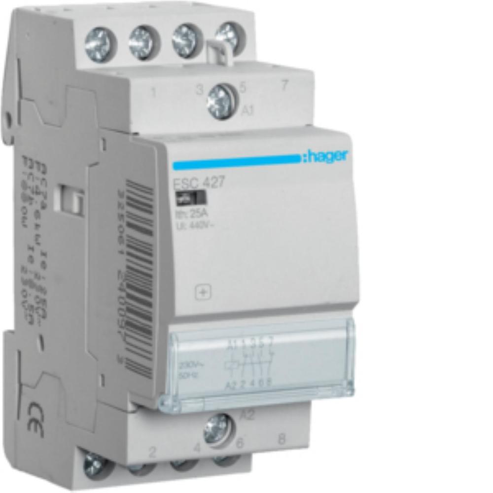 Stycznik 230VAC 2NO+2NC 25A AC-7a/b