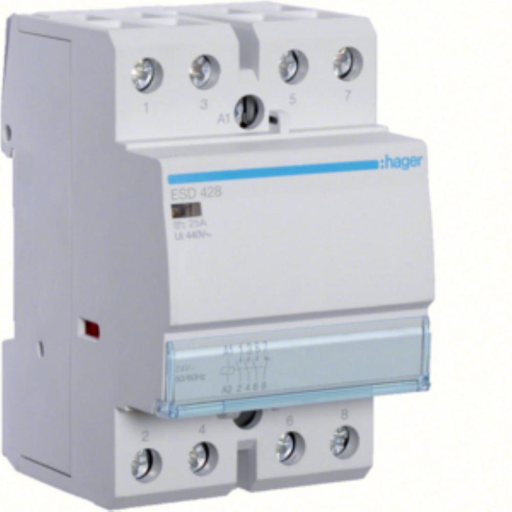 Stycznik 24VAC 3NO+1NC 25A AC-7a/b