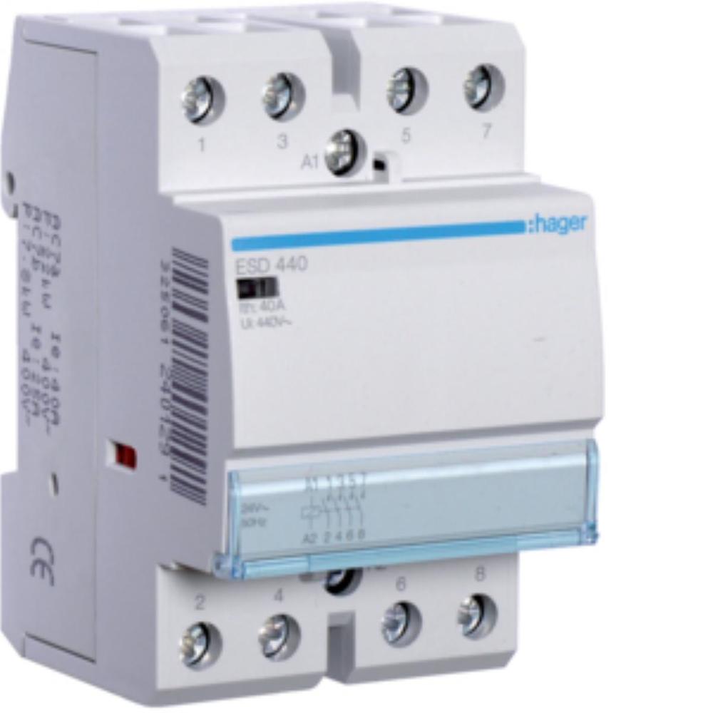 Stycznik 24VAC 4NO 40A AC-7a/b
