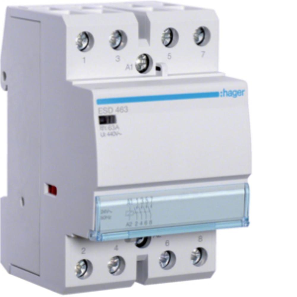 Stycznik 24VAC 4NO 63A AC-7a/b