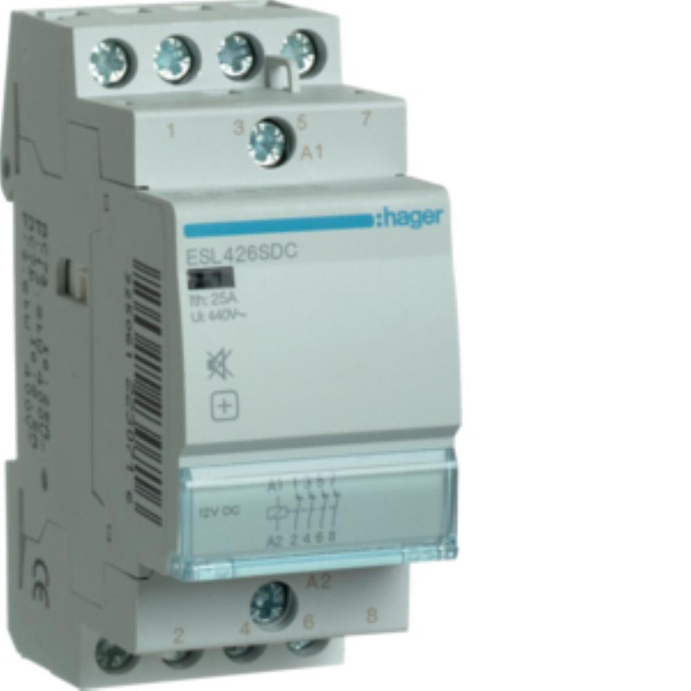 Stycznik cichy 12V DC 4NC 25A AC-7a/b
