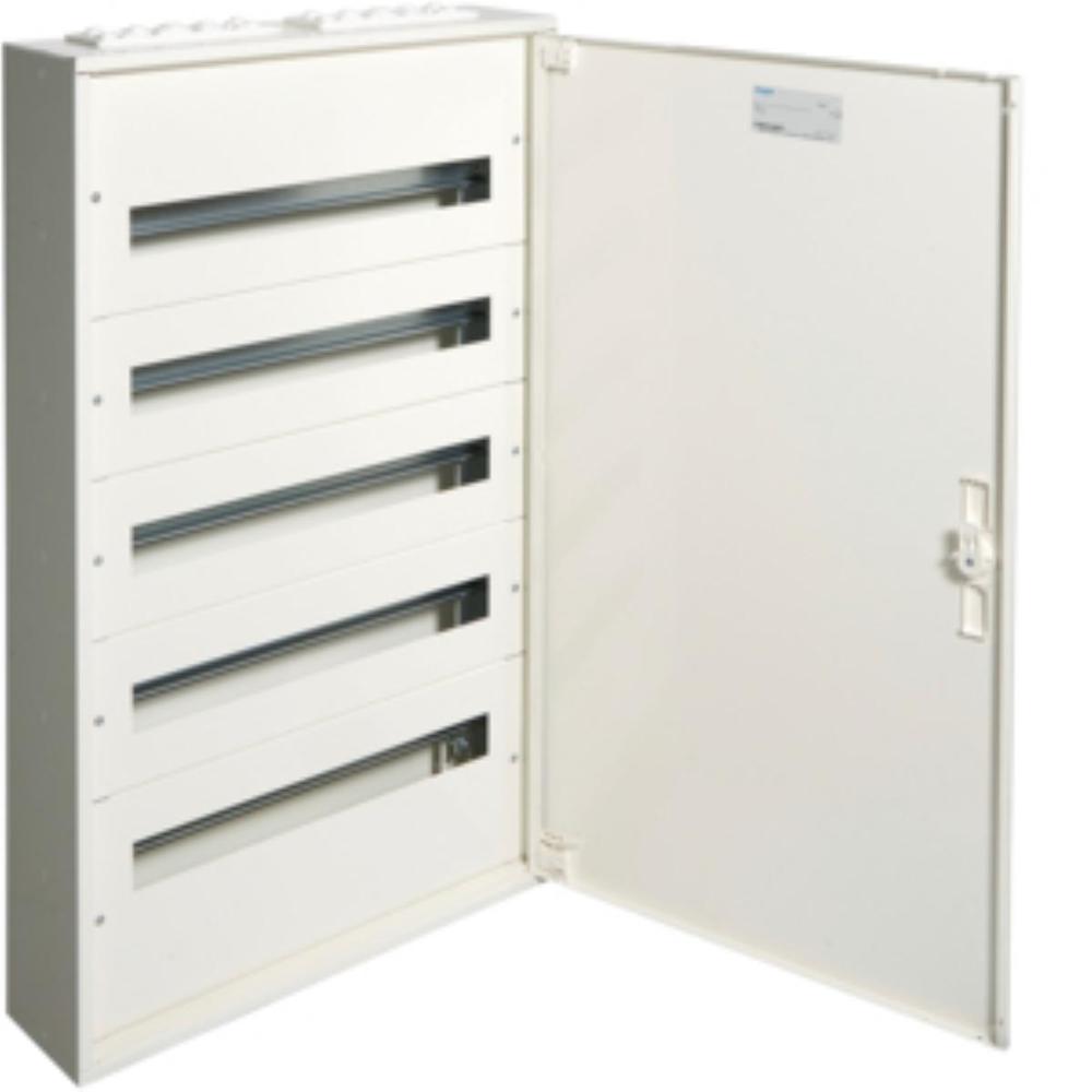 rozdzielnica natynkowa FW524WT 5x24 moduły z zaciskami PE/N IP40 I kl.