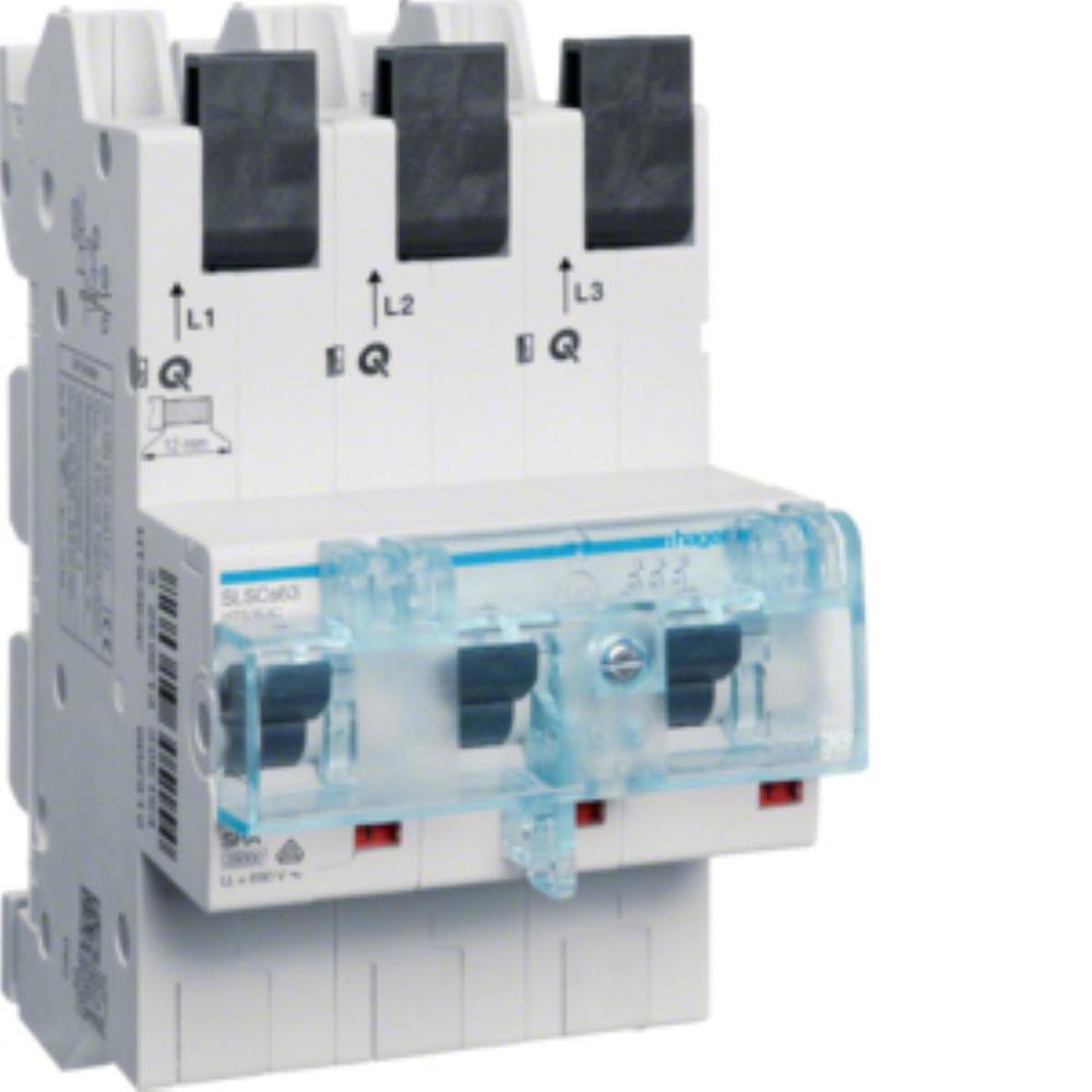 wyłącznik selektywny SLS,3PCS 63A HTS363C