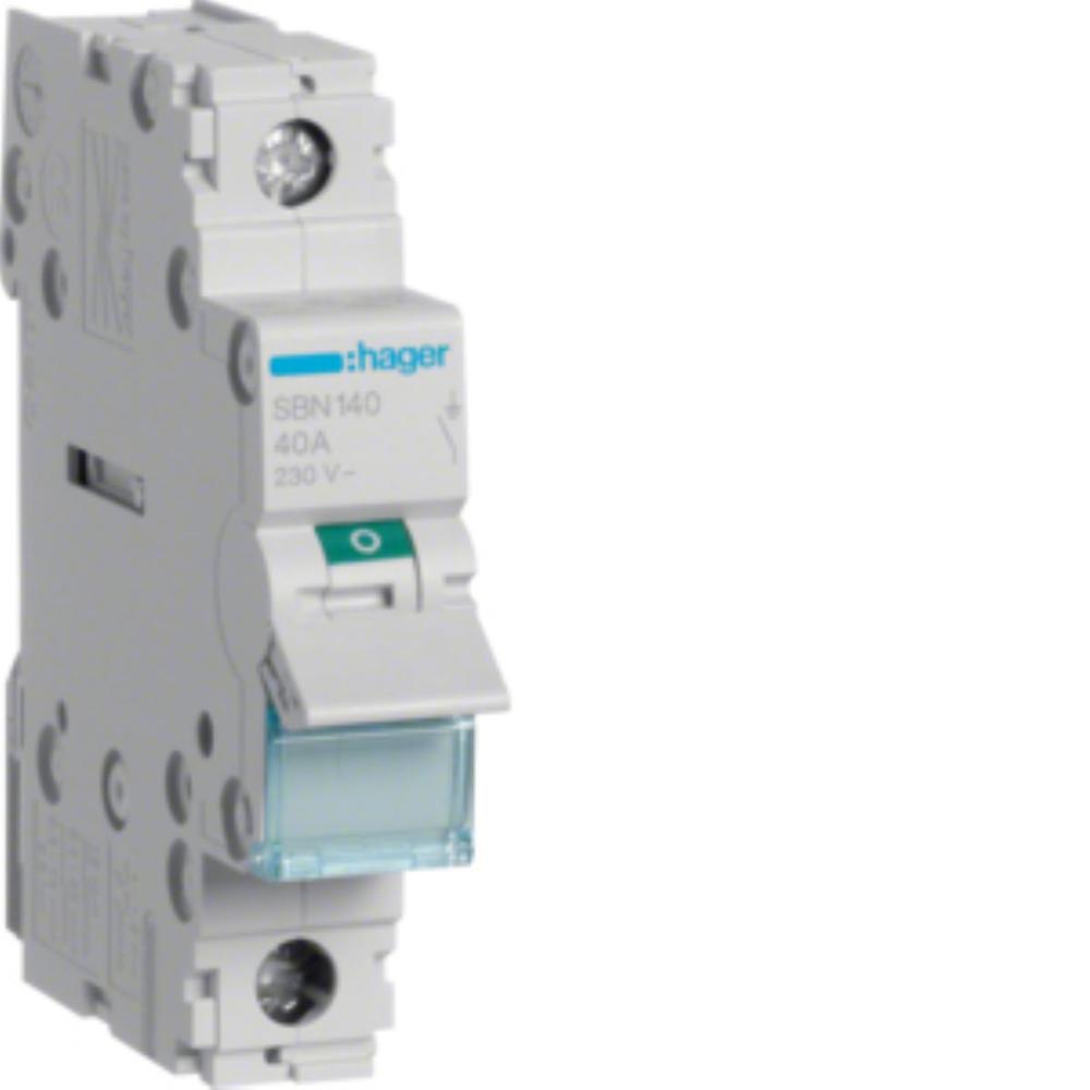 Modułowy rozłącznik izolacyjny 1P 40A 230V