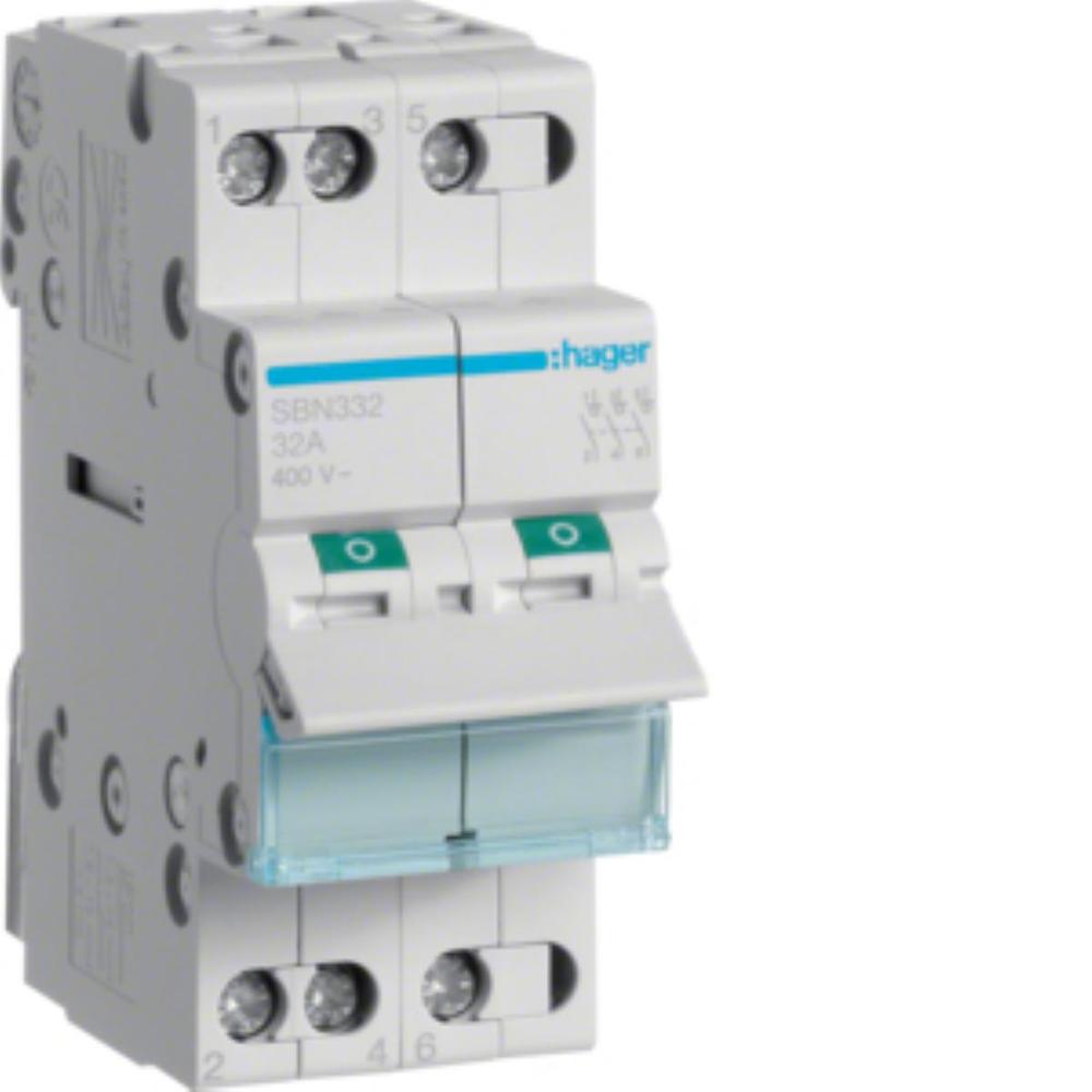 Modułowy rozłącznik izolacyjny 3P 32A 400V