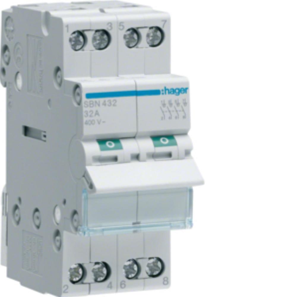 Modułowy rozłącznik izolacyjny 4P 32A 400V