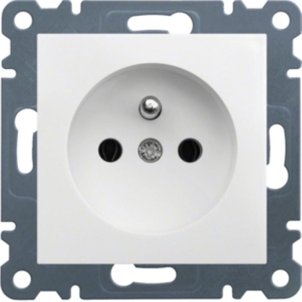 gniazdo LUMINA2 wtyczk.z/u.16A/250VAC białe