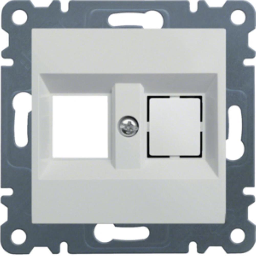 płytka LUMINA2 2-kr.Keystone Jack biały