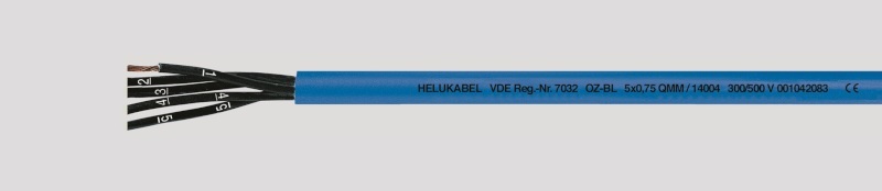 kabel OZ-BL 3x1 300/500V elastyczny niebieski do stref EX