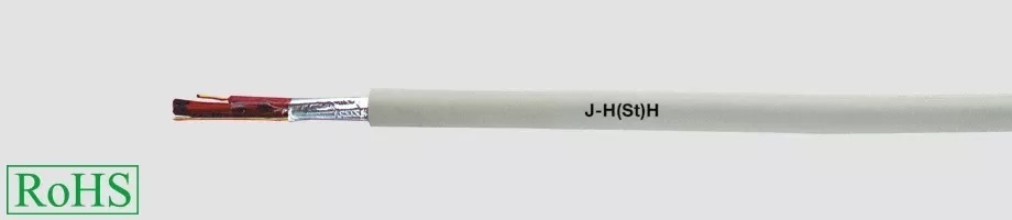 kabel J-H(ST)H 2x2x0,8 plomienioodp.ekran szary