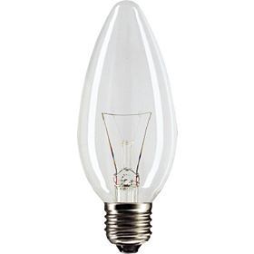 żarówka wstrząsoodporna SOLEO E27 B35 60W 230V 1500h świeczka przezroczysty