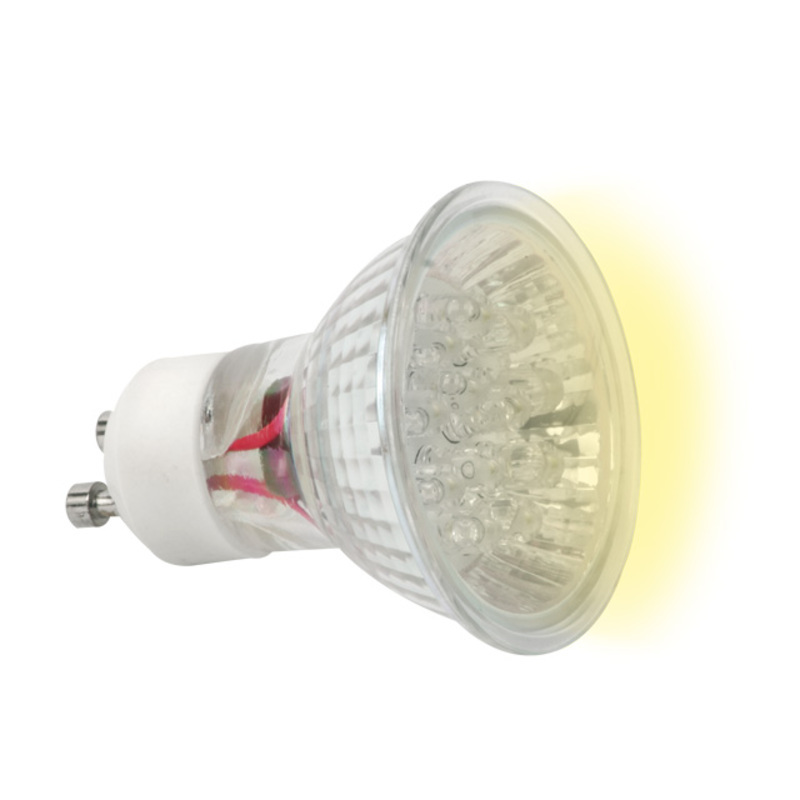 żarówka LED LED20 GU10 1,3W żółta 