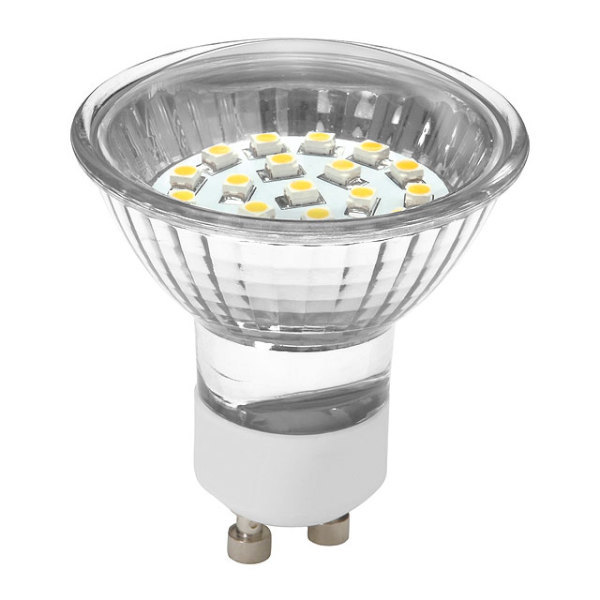 żarówka LED LED20 SMD GU10 1,3W 80lm 2700-3200K