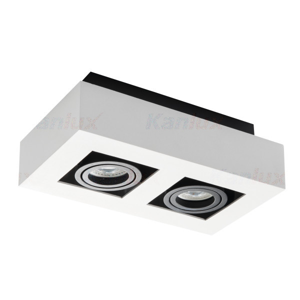 oprawa STOBI DLP 250-W 2xGU10 IP20 biały