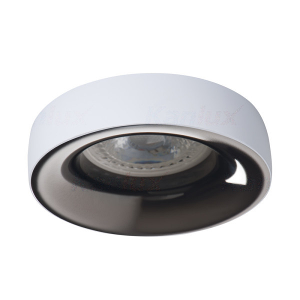 oprawa ELNIS L W/A 1xGU10 12V/230V p/t bial/antr 27805